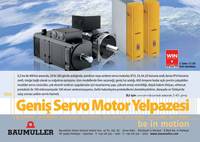 Genis servo motor yelpazesi