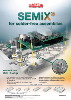 SEMIX for solder-free assemblies
