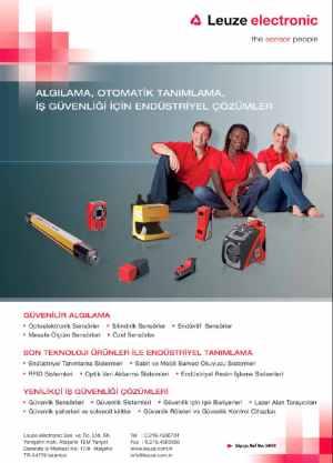 Algılama,Otomatik Tanımlama,İş güvenliği için Endüstriyel Çözümler