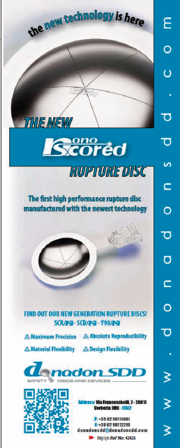 Donadon; The New Nano Scored Rupture Disc