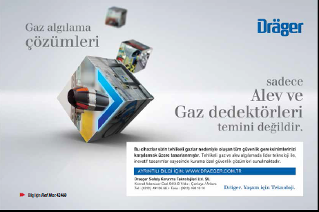 Draeger; Gaz algılama çözümü sadece alev ve gaz detektörü değildir