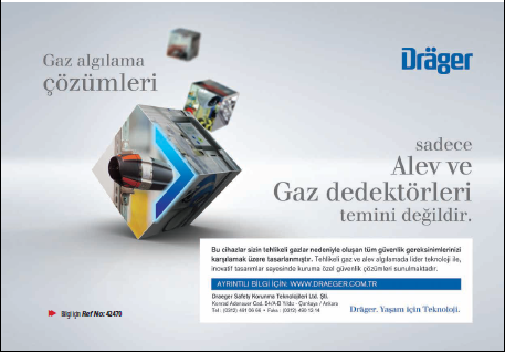 Draeger; Gaz algılama çözümü sadece alev ve gaz detektörü değildir