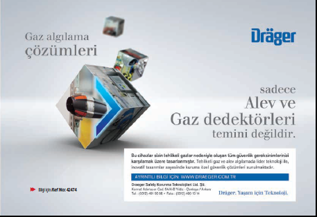 Draeger; Gaz algılama çözümü sadece alev ve gaz detektörü değildir