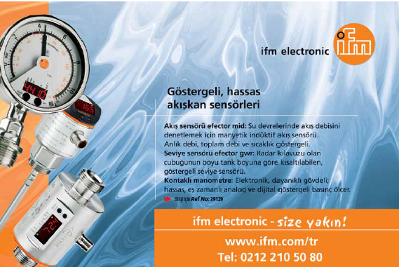 ifm Electronic; Göstergeli, Hassas Akışkan Sensörleri