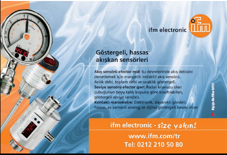 ifm Electronic; Göstergeli, Hassas Akışkan Sensörleri ifm Electronic; Göstergeli, Hassas Akışkan Sensörleri