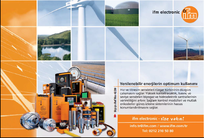 ifm electronic; Yenilenebilir enerjilerin optimum kullanımı