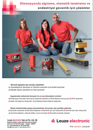 Otomasyonda Algılama,Otomatik Tanımlama ve Endüstriyel Güvenlik İçin Çözümler