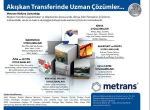 Akışkan Transferinde Uzman Çözümler