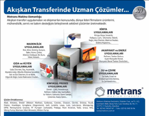 Akışkan Transferinde Uzman Çözümler..