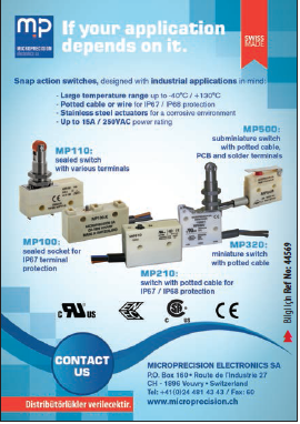 Microprecision Electronics; If your application depends on it.