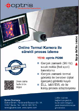 Optris Online Termal Kamera ile Sürekli Proses İzleme, Yeni optris PI200