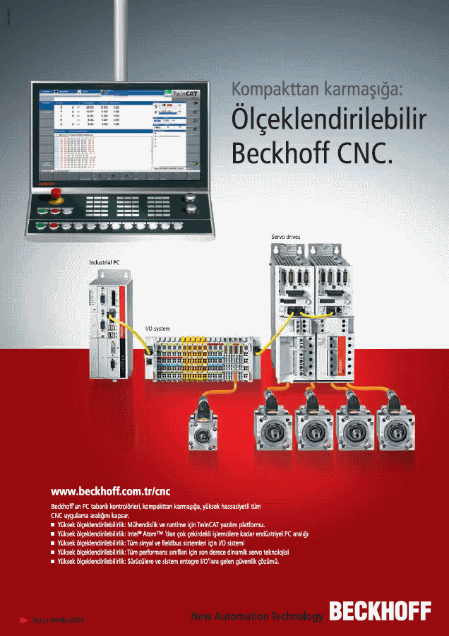Kompakttan karmaşığa; Ölçeklendirilebilir Beckhoff CNC.